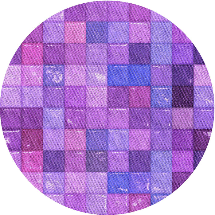 Square Machine Washable Transitional Purple Rug in a Living Room, wshpat100pur