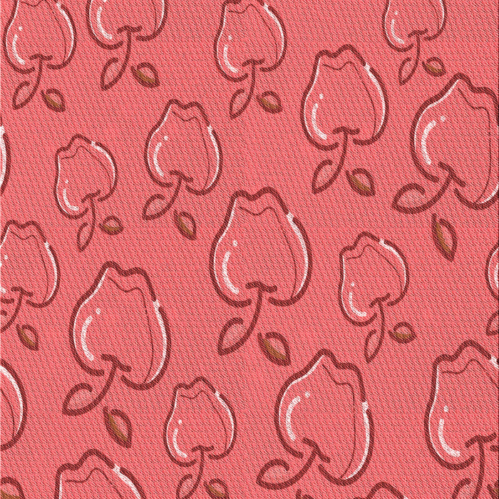 Patterned Red Rug, pat1001rd