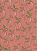 Patterned Tangerine Pink Novelty Rug, pat1001