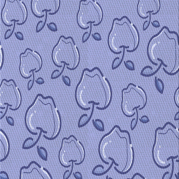 Patterned Jeans Blue Rug, pat1002blu