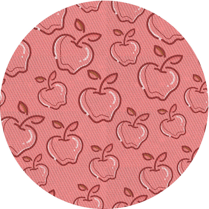 Square Machine Washable Transitional Fire Red Rug in a Living Room, wshpat1002rd