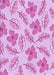 Patterned Blossom Pink Rug, pat1003pur