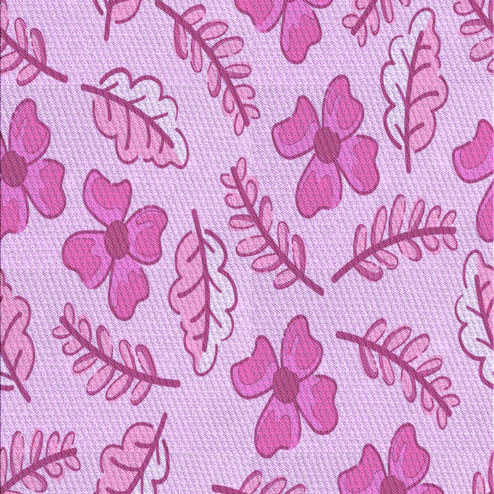 Patterned Blossom Pink Rug, pat1003pur