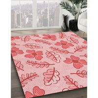 Patterned Red Rug, pat1003rd