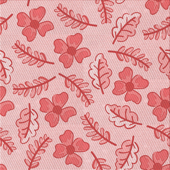 Round Patterned Red Rug, pat1003rd