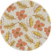 Sideview of Patterned Vanilla Gold Novelty Rug, pat1003