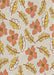 Patterned Vanilla Gold Novelty Rug, pat1003