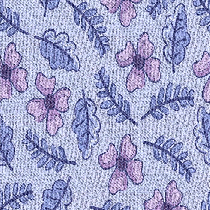 Patterned Medium Slate Blue Rug, pat1004blu