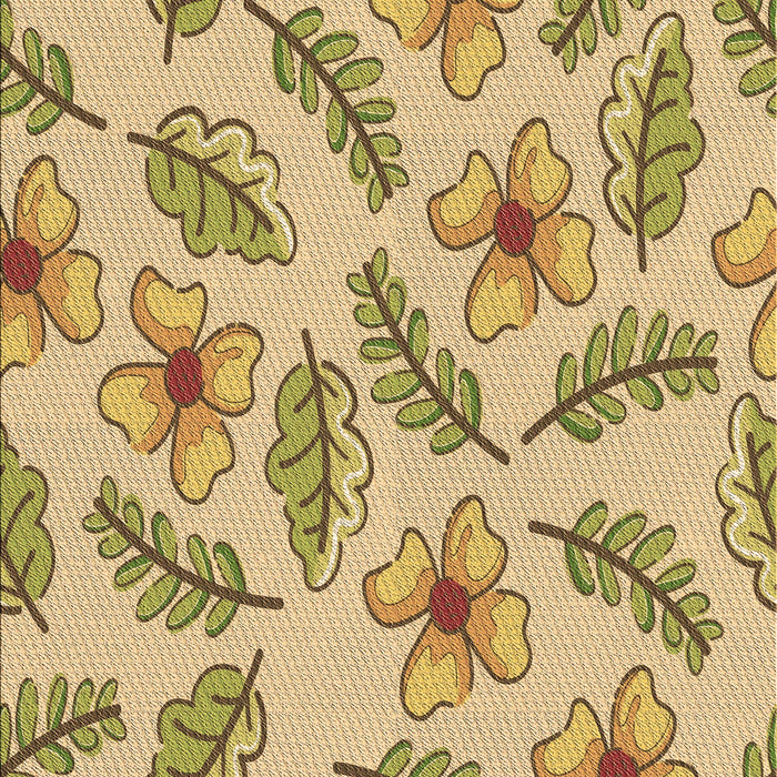 Machine Washable Transitional Dark Golden Brown Rug, wshpat1004brn