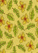 Patterned Yellow Rug, pat1004yw