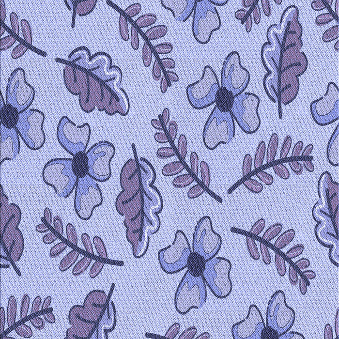 Patterned Slate Blue Rug, pat1005blu