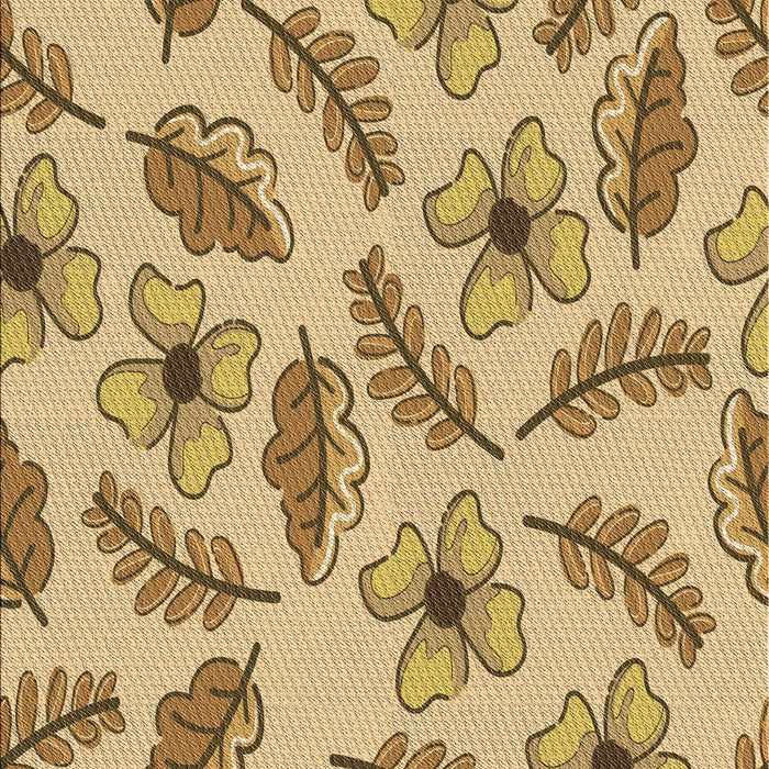 Patterned Light Brown Rug, pat1005brn