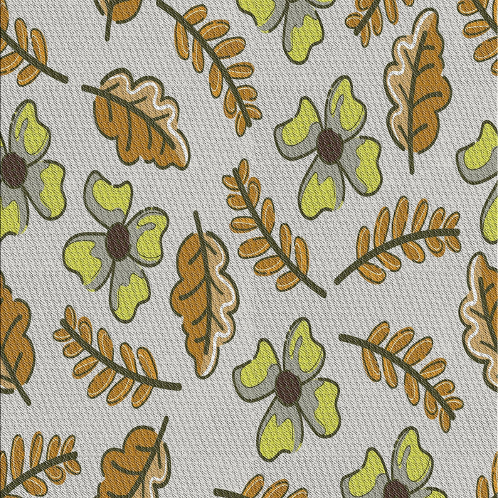 Patterned Brown Novelty Rug, pat1005