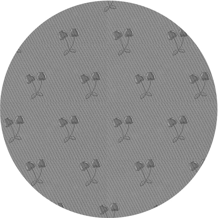 Square Machine Washable Transitional Dark Gray Rug in a Living Room, wshpat1006gry