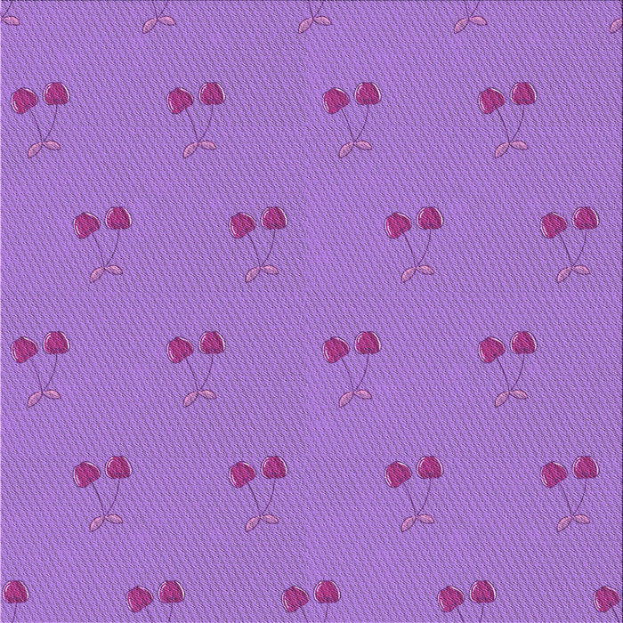 Round Patterned Purple Rug, pat1006pur