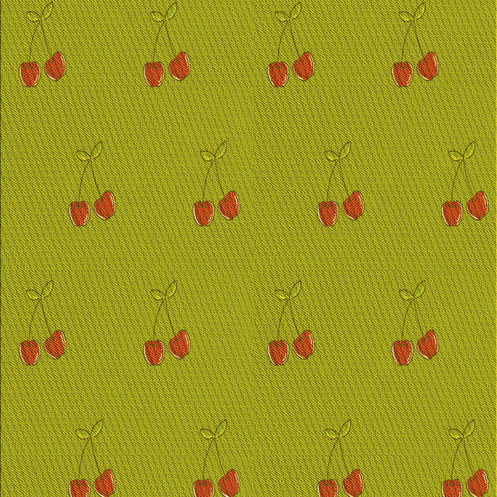 Patterned Dark Yellow Green Rug, pat1006yw