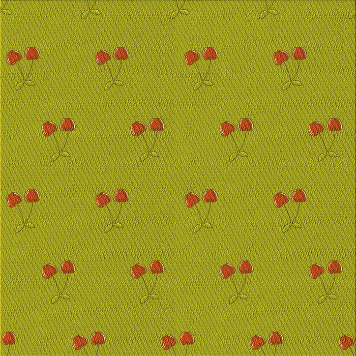 Round Machine Washable Transitional Dark Yellow Green Rug, wshpat1006yw