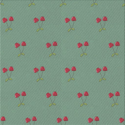 Square Patterned Blue Green Novelty Rug, pat1006