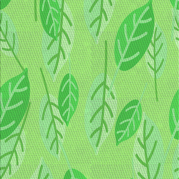 Patterned Emerald Green Rug, pat1007grn