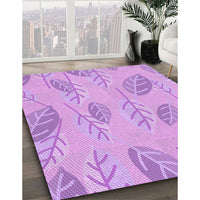 Patterned Purple Rug, pat1007pur