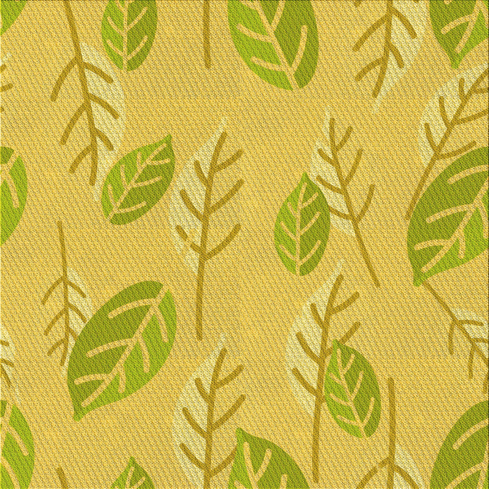 Round Machine Washable Transitional Yellow Rug, wshpat1007yw