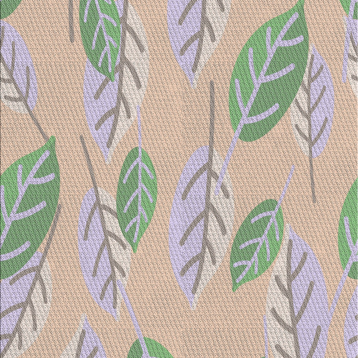 Patterned Khaki Green Novelty Rug, pat1007