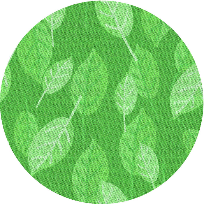 Square Machine Washable Transitional Neon Green Rug in a Living Room, wshpat1008grn