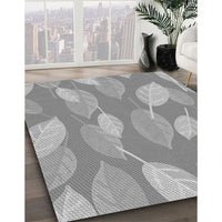 Patterned Cloud Gray Rug, pat1008gry