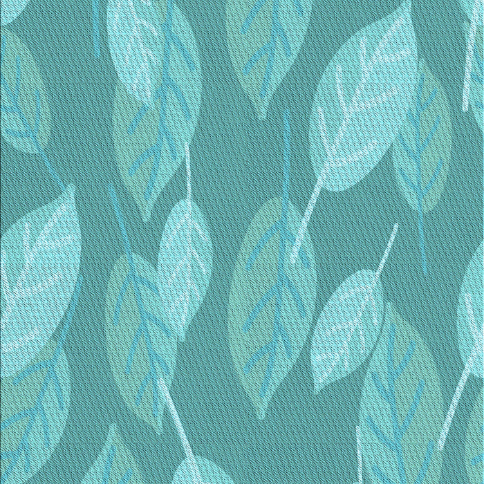 Patterned Light Sea Green Rug, pat1008lblu