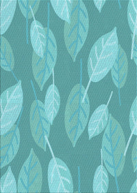 Machine Washable Transitional Light Sea Green Rug, wshpat1008lblu