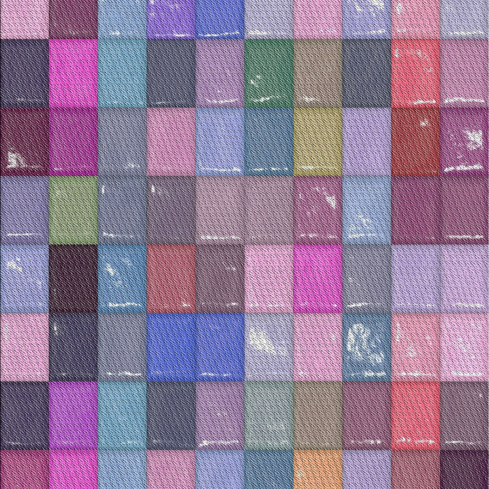 Patterned Purple Novelty Rug, pat100