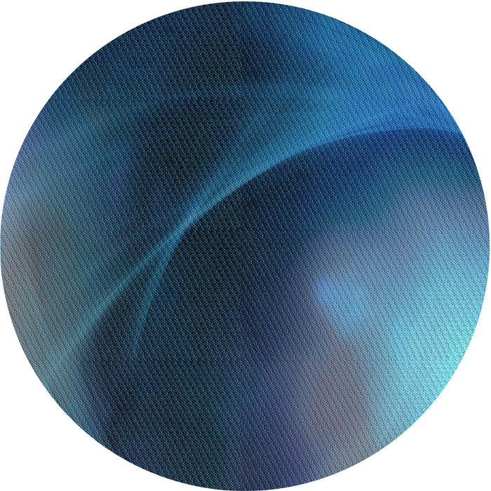 Square Machine Washable Transitional Blue Ivy Blue Rug in a Living Room, wshpat101lblu