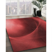 Patterned Red Rug, pat101rd