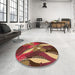 Machine Washable Transitional Bronze Brown Rug in a Washing Machine, wshpat1010org