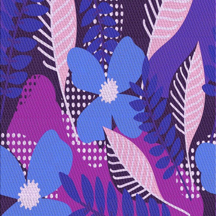 Machine Washable Transitional Bright Purple Rug, wshpat1010pur