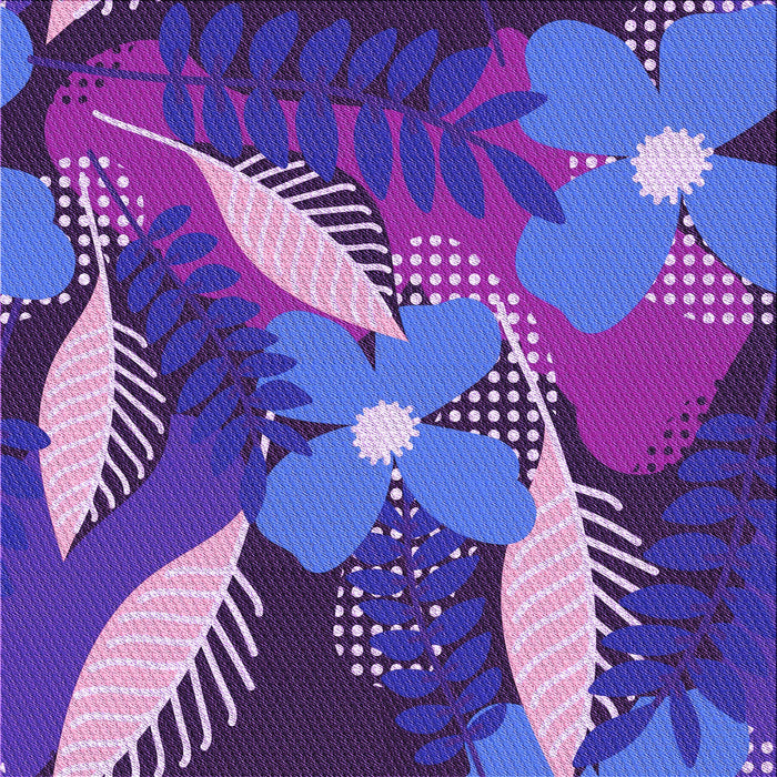 Round Machine Washable Transitional Bright Purple Rug, wshpat1010pur