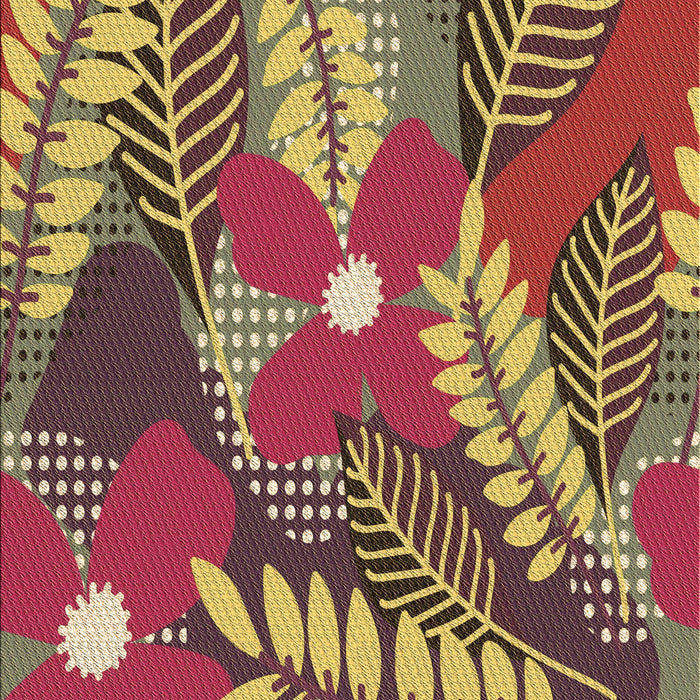 Patterned Brown Rug, pat1011brn