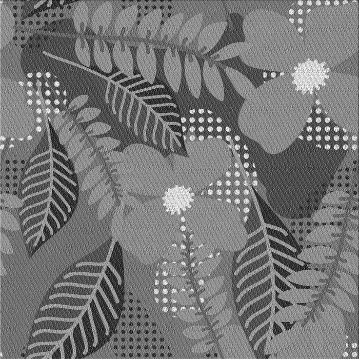 Round Machine Washable Transitional Gunmetal Gray Rug, wshpat1011gry