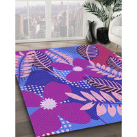 Patterned Purple Rug, pat1011pur