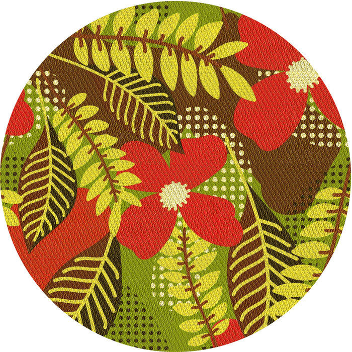 Square Machine Washable Transitional Brown Rug in a Living Room, wshpat1011yw