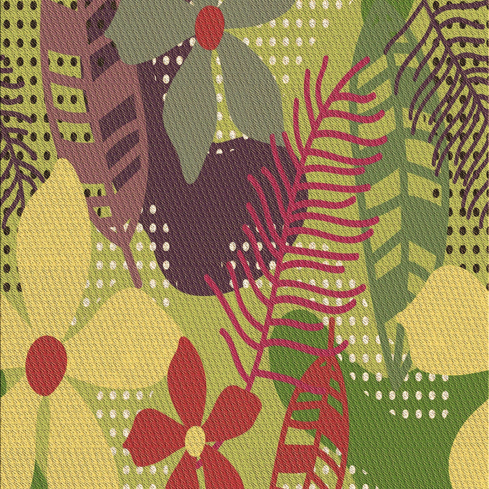 Patterned Sienna Brown Rug, pat1012brn