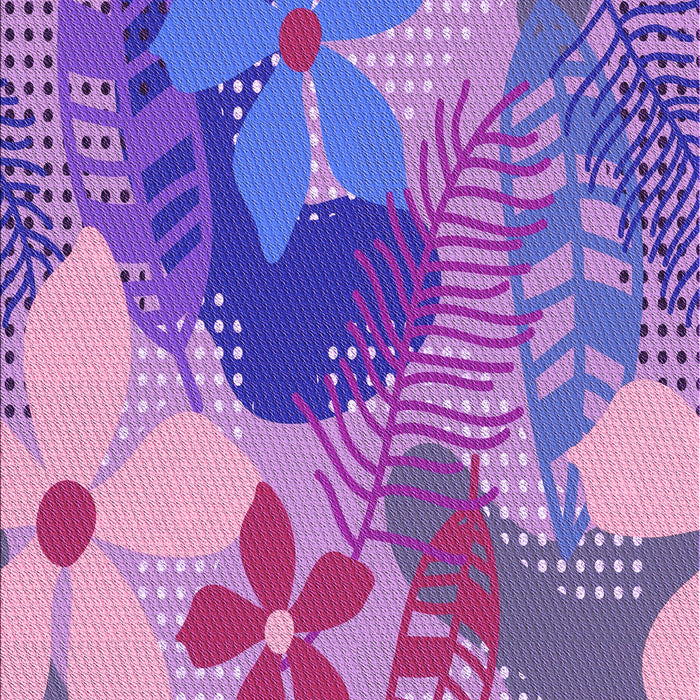 Machine Washable Transitional Dark Orchid Purple Rug, wshpat1012pur