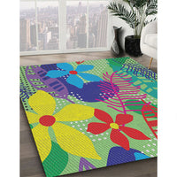 Patterned Purple Novelty Rug, pat1012