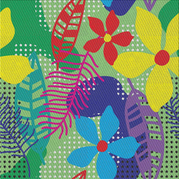 Sideview of Machine Washable Transitional Grape Purple Rug, wshpat1012