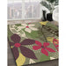 Machine Washable Transitional Sepia Brown Rug in a Family Room, wshpat1013brn