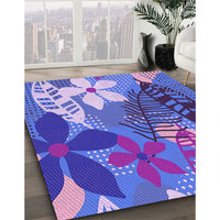 Patterned Amethyst Purple Rug, pat1013pur