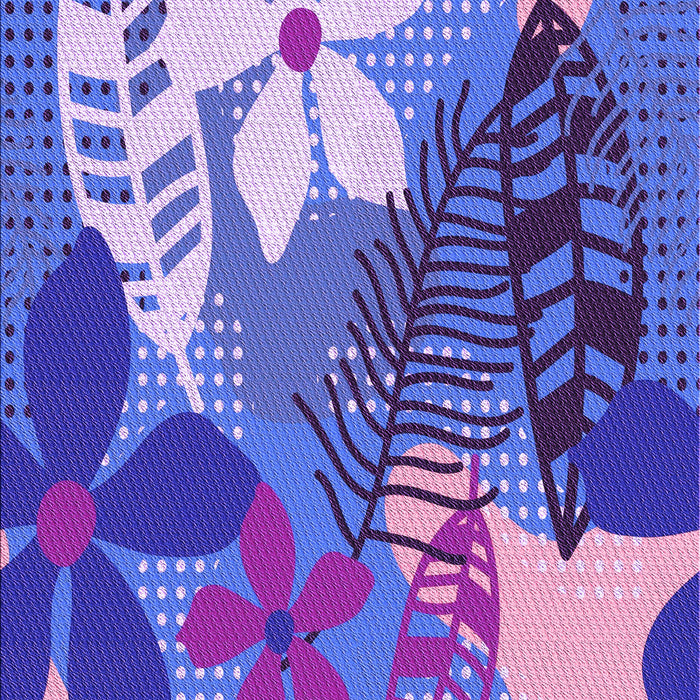 Machine Washable Transitional Amethyst Purple Rug, wshpat1013pur