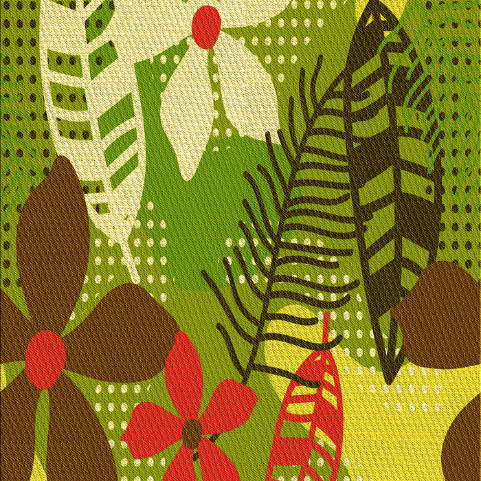 Patterned Dark Bronze Brown Rug, pat1013yw