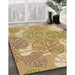 Machine Washable Transitional Light Brown Rug in a Family Room, wshpat1014brn