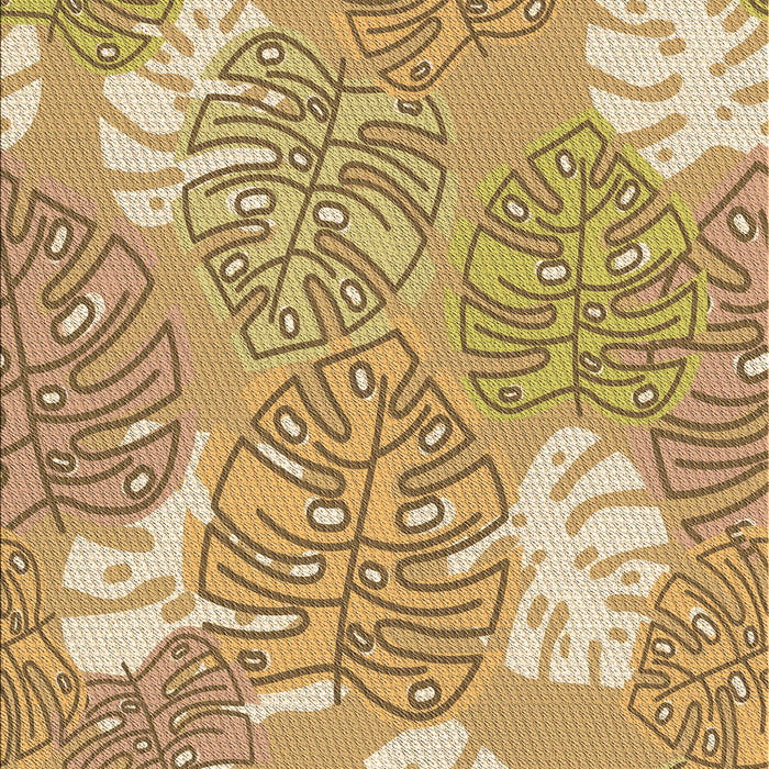 Patterned Light Brown Rug, pat1014brn